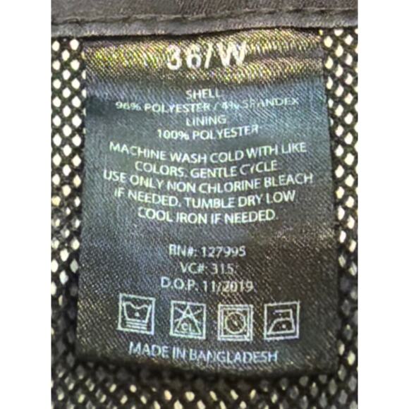 Hawke & Co Pro Series Rugger Shorts Men 36W Blk Camo Stretch Swim Casual Summer - Picture 7 of 7